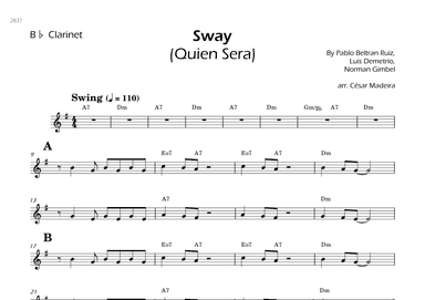 Sway (quien Sera) (arr. César Madeira)