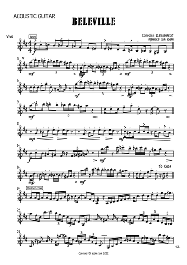 Belleville (arr. Kogan Ilya)