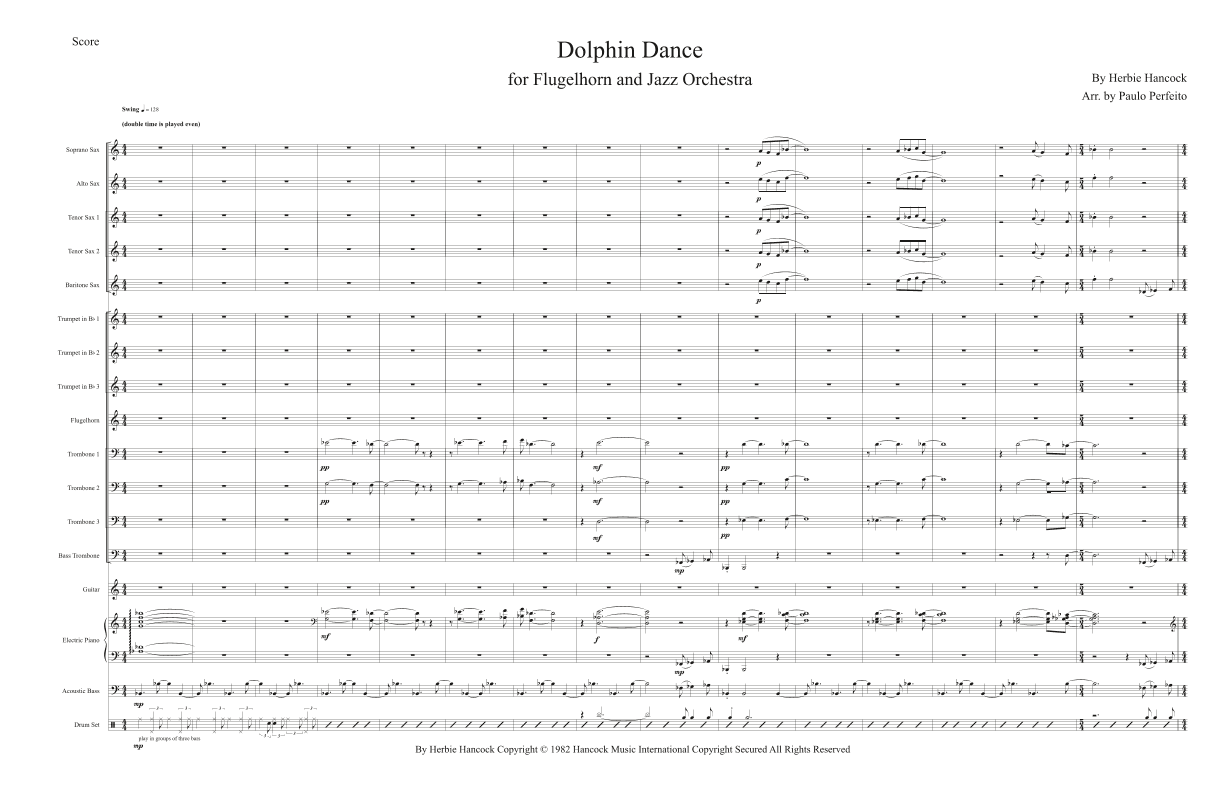 Dolphin Dance (arr. Paulo Perfeito)