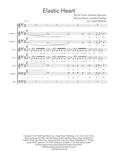 Elastic Heart (arr. Logan Widmor)