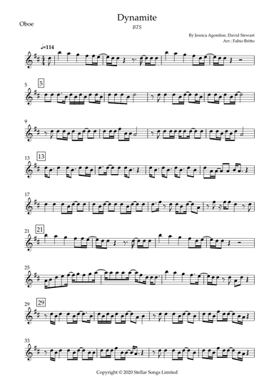 Dynamite (arr. Fabio Britto)
