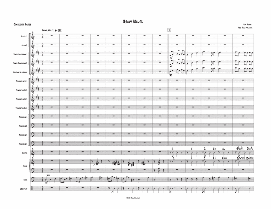 Gravy Waltz (arr. Bill Malcolm)