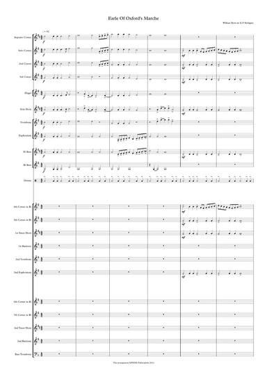 Earle of Oxforde's Marche (arr. Kevin P Holdgate)