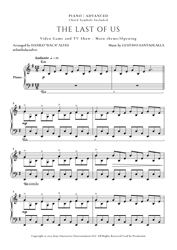 The Last Of Us (arr. Danilo "Daca" Alves)