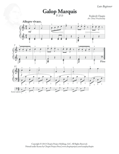 Galop Marquis (arr. Dina Pruzhansky)