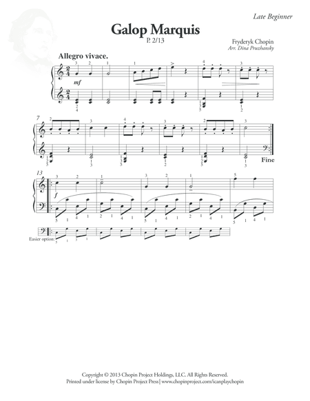 Galop Marquis (arr. Dina Pruzhansky)