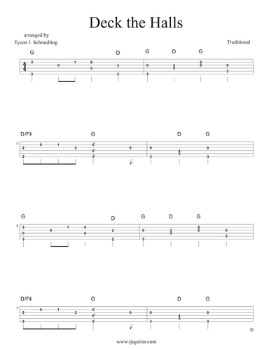Deck the Halls (arr. Tyson Schmidling)