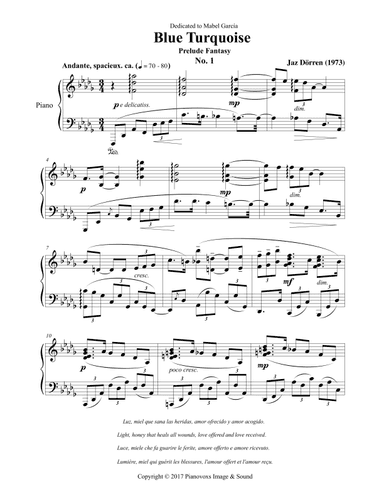 Blue Turquoise (Prelude Fantasy No. 1)