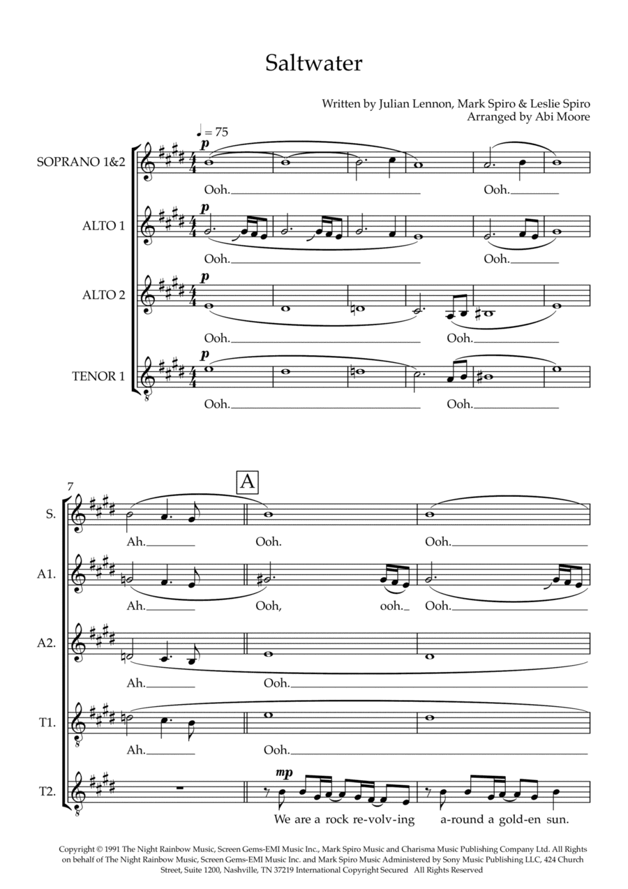 Saltwater (arr. Abi Moore)