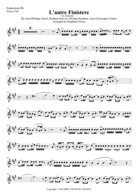 L'autre Finistere (arr. Stephane ELSINY)