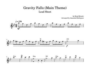 Gravity Falls (main Theme) (arr. Amanda Rodrigues)