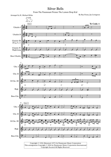 Silver Bells (arr. K. Michael Köhn)