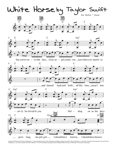 White Horse (arr. Kimberly Steele)