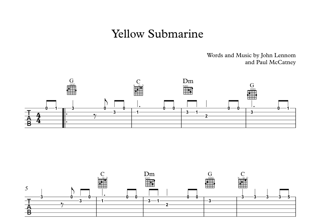 Yellow Submarine (arr. Igor Ferreira)