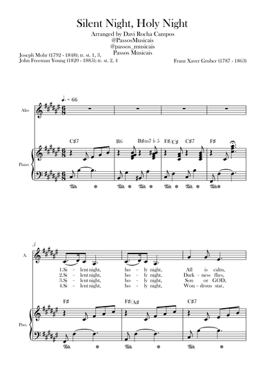 Silent Night, Holy Night (arr. Davi Rocha Campos)