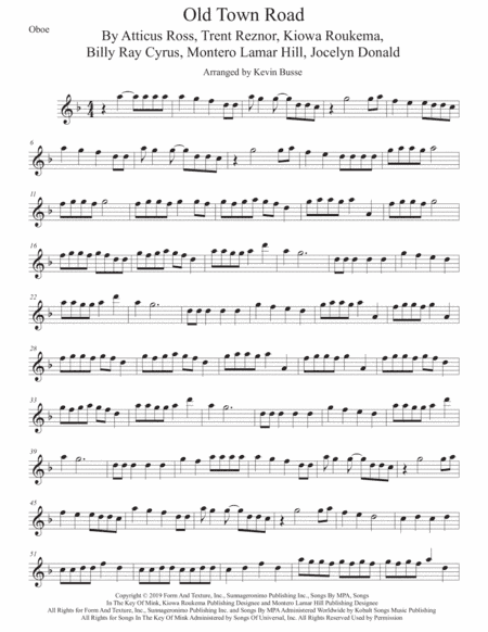 Old Town Road (remix) (arr. Kevin Busse)