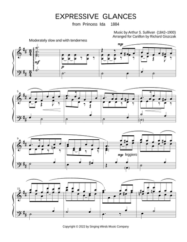 Expressive Glances  (from "Princess Ida") (arr. Richard Giszczak)