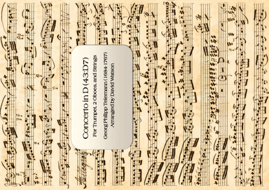 Concerto in D for Trumpet, 2 Oboes, and Strings (arr. David Watson)