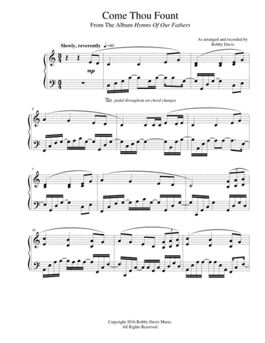 Come Thou Fount (arr. Robby Davis Music)