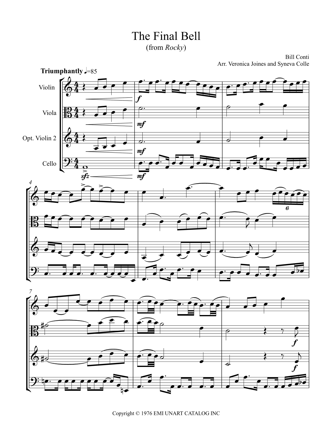 The Final Bell (arr. Veronica Joines)