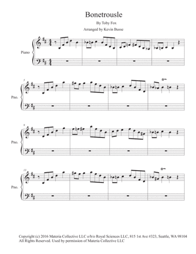 Bonetrousle (from Undertale) (arr. Kevin Busse)