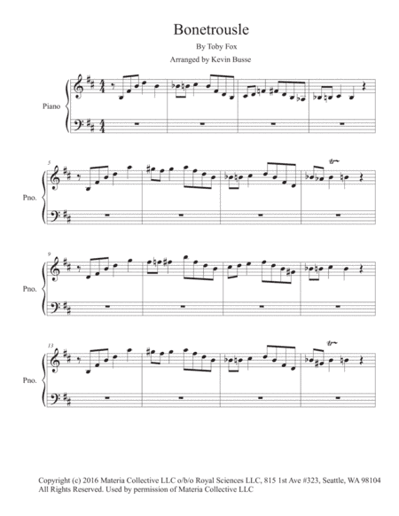 Bonetrousle (from Undertale) (arr. Kevin Busse)