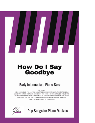 How Do I Say Goodbye (arr. Jim Lansing)