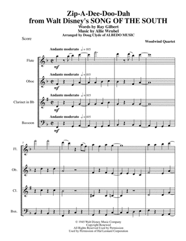 Zip-A-Dee-Doo-Dah (arr. Doug Clyde)