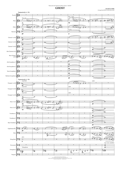 Ghost (arr. John Ivor Holland)