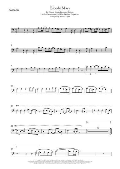 Bloody Mary (arr. Amauri Lopes)