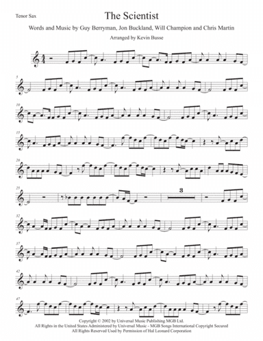 The Scientist (arr. Kevin Busse)
