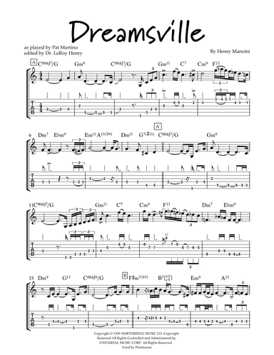 Dreamsville (arr. edited by Dr. LeRoy Henry)