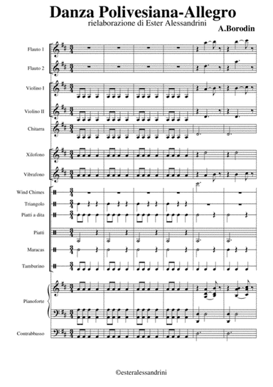 Polovtsian Dance (from Prince Igor). Allegro (arr. Ester Alessandrini)