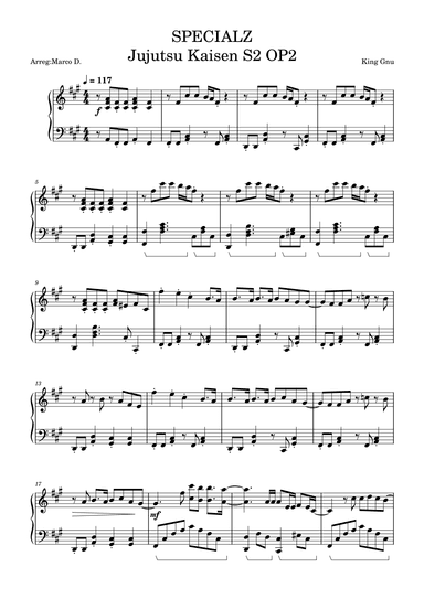 Specialz (arr. Marco D.)