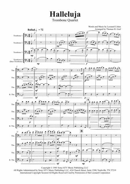 Hallelujah (arr. Thomas H. Graf)