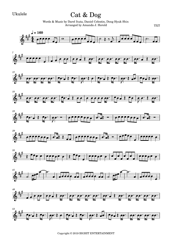 Cat & Dog (arr. Amanda's Music Channel)