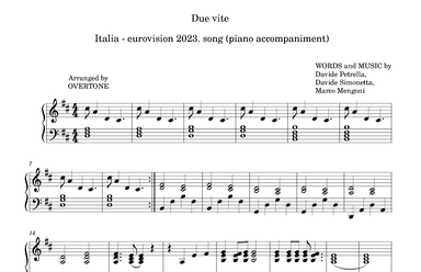 Due Vite (arr. Overtone)