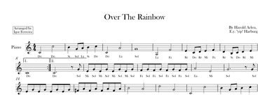 Over The Rainbow (arr. Igor Ferreira)