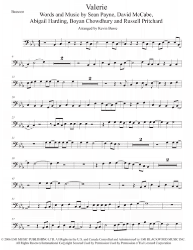 Valerie (arr. Kevin Busse)