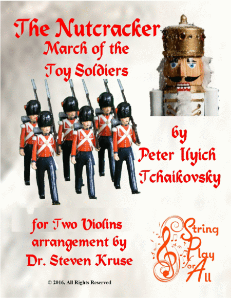 March of the Toy Soldiers from the Nutcracker for Two Violins (arr. Steven Kruse)