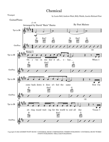 Chemical (arr. David "Rain" Banta)