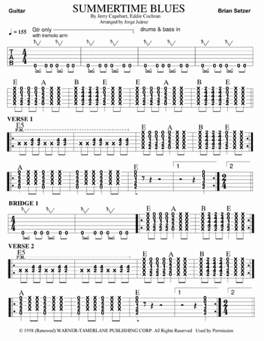 Summertime Blues (arr. Jorge Juárez)
