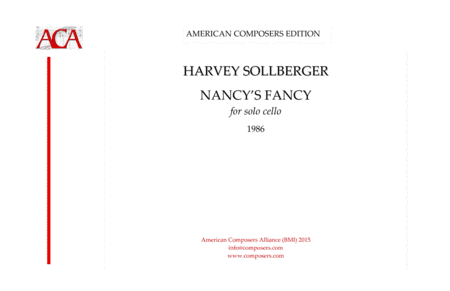 [Sollberger] Nancy's Fancy