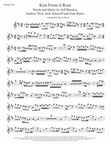 Kiss From A Rose (arr. Kevin Busse)