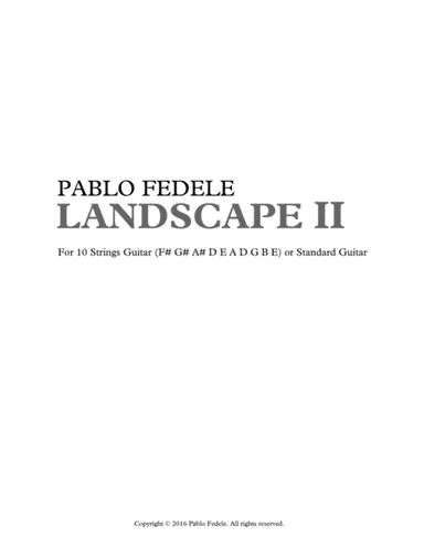 Landscape II (2016)