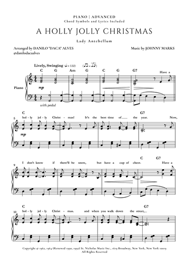 A Holly Jolly Christmas (arr. Danilo "Daca" Alves)