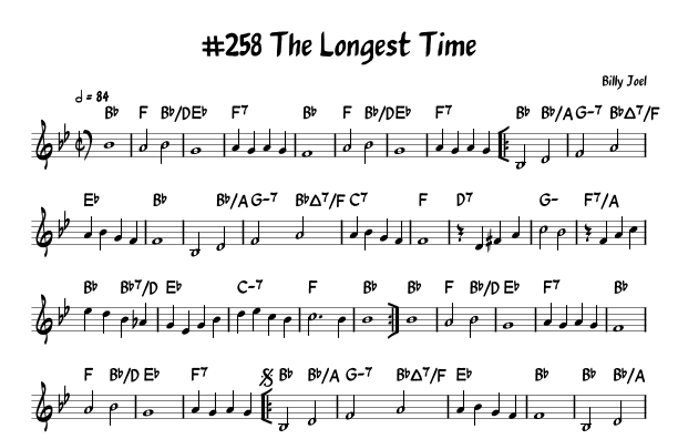 The Longest Time (arr. John Fries)