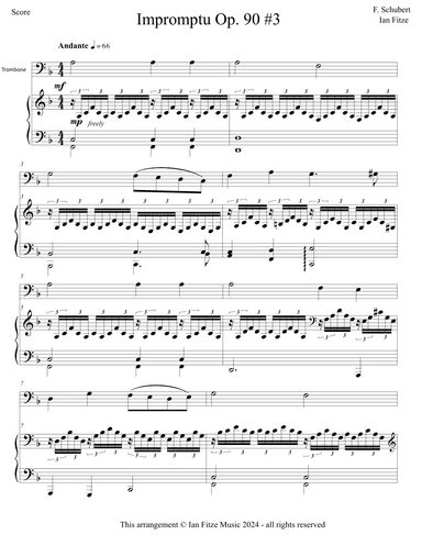 Impromptu Op. 90 #3 (arr. Ian Fitze)