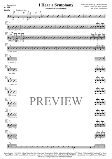 I Hear A Symphony (arr. Jan Angermüller)