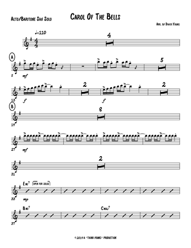 Carol Of The Bells (arr. David W. Young)